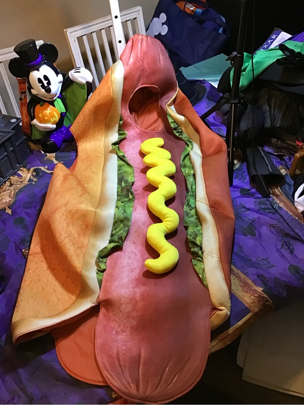 Hot dog Halloween costume one size fits most adult
